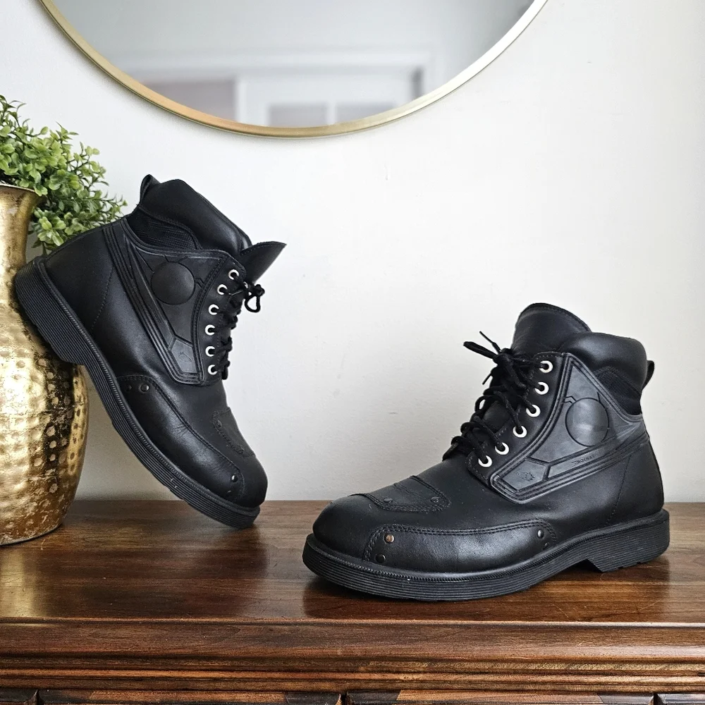 Joe Rocket Orbit Men’s Black Motorcycle Riding Protective Workwear Boots Size 13